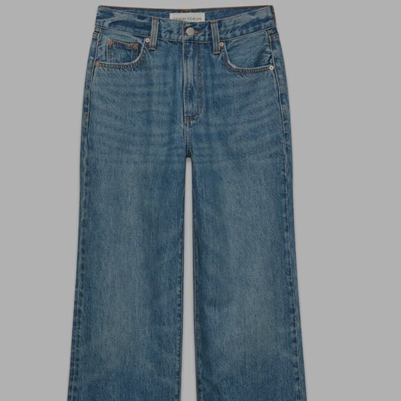 Aritzia Denim Forum THE FARRAH HI-RISE WIDE JEAN - Picture 1 of 2